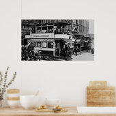 Trams in Manchester, c.1900 Poster (Küche)