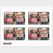 TRAMS RECHTECKIGER AUFKLEBER (Blatt)