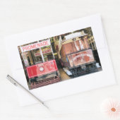 TRAMS RECHTECKIGER AUFKLEBER (Umschlag)