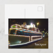 Tramschiff - Blackpool-Illuminationen Postkarte (Vorne/Hinten)