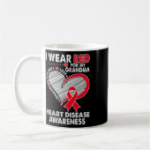 Tran Red for Oma Heart Disease Awareness Chd s Kaffeetasse (Links)