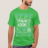 Trance Addict Retro T-Shirt (Vorderseite)