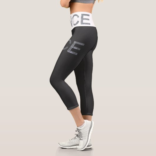 Trance Electronic Dance Music Capri Leggings (Links)