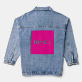 Trance Electronic Dance Music Jeansjacke (Rückseite)