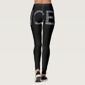 Trance Electronic Dance Music Leggings (Rückseite)