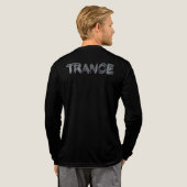 Trance Electronic Dance Music Tri-Blend Shirt (Voller Rücken)