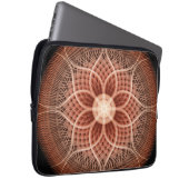 Trance-LotosMandala Laptopschutzhülle (Vorne Rechts)