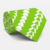 Trance Party - Grün und Weiß des Mars Krawatte (Gerollt)