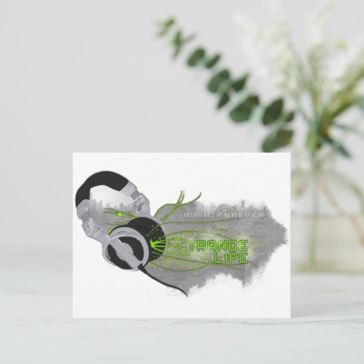 Trance Postkarte (Stehend Vorderseite)