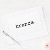 Trance. Rechteckiger Aufkleber (Umschlag)