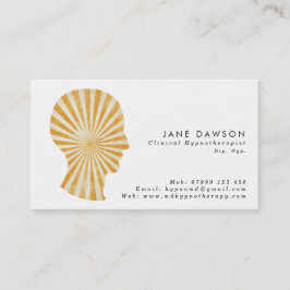 Trancesonnendurchbruch Hypnotherapist Visitenkarte