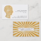 Trancesonnendurchbruch Hypnotherapist Visitenkarte (Vorne/Hinten)