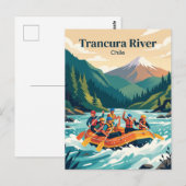 Trancura-Fluss, Pucon Chile Postkarte (Vorne/Hinten)