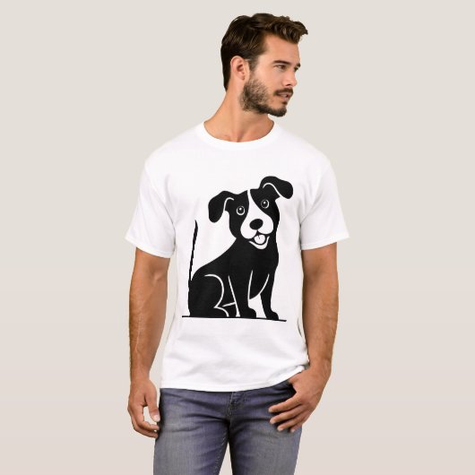 Trandy Cat: Vector Design T-Shirt (Vorne ganz)