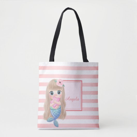 Trandy Striped, Baby Mermaid Tasche (Vorderseite)