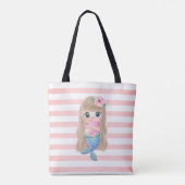 Trandy Striped, Baby Mermaid Tasche (Rückseite)