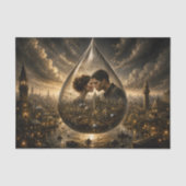 Träne der ewigen Liebe Decoupage Seidenpapier (Vorderseite)