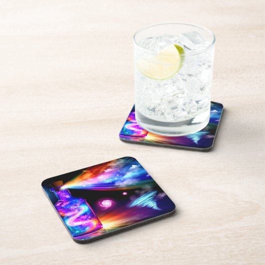 Träne Getränkeuntersetzer (Rechte Seite)