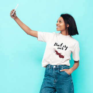 Träne nicht über das Spill-Kaffeemaschine! T-Shirt