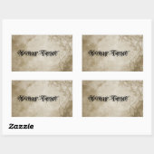 Träne Rechteckiger Aufkleber (Blatt)