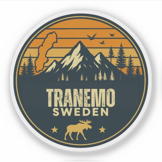 Tranemo, Schweden Schweden Aufkleber (Vorderseite)
