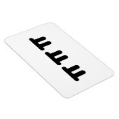 Tränen ㅠ ㅠ ㅠ koreanisches Emoticon Magnet (Rechte Seite)