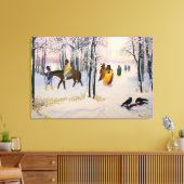 Tränen am Morgen Leinwanddruck (Insitu (Wohnzimmer))