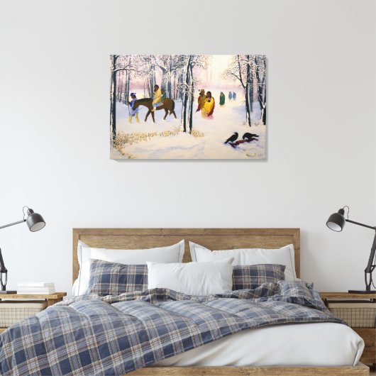 Tränen am Morgen Leinwanddruck (Insitu (Schlafzimmer))