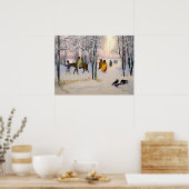 Tränen am Morgen Poster (Küche)