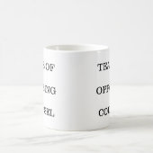 Tränen der Anwaltskanzlei Kaffeetasse (Mittel)