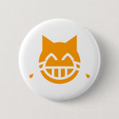 Tränen der Joy Emoji Cat Button (Vorderseite)