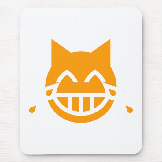 Tränen der Joy Emoji Cat Mousepad (Vorne)