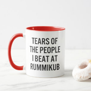 Tränen der Leute, die ich am Rummikub Game Funny s Tasse