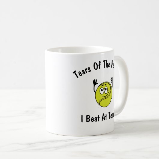 Tränen der Leute, die ich bei der Tennis-Tasse tra Kaffeetasse (VorderseiteRechts)