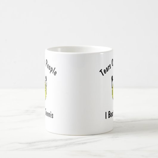 Tränen der Leute, die ich bei der Tennis-Tasse tra Kaffeetasse (Mittel)