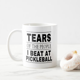 Tränen der Leute, die ich bei Pickleball trage Kaffeetasse