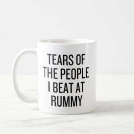 Tränen der Leute, die ich bei Rummy Card Funny sch Kaffeetasse