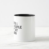 Tränen der Leute, die ich bei Schach-Funny-Geschen Tasse (Zentrum)