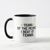 Tränen der Leute, die ich bei Tennis Funny trage Tasse (Links)