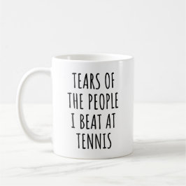 Tränen der Leute, die ich bei Tennis trage Kaffeetasse