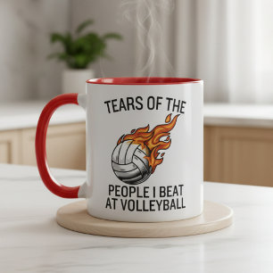 Tränen der Leute, die ich bei Volleyball Funny sch Tasse