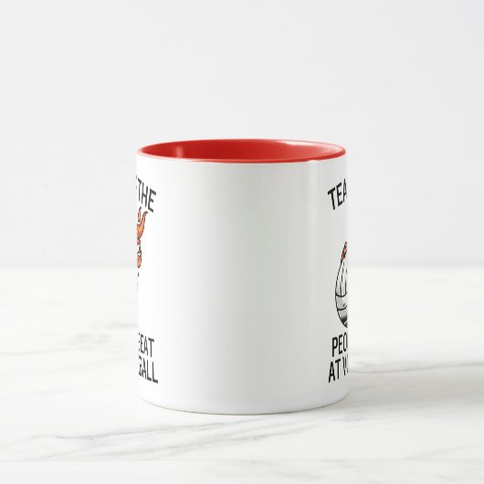 Tränen der Leute, die ich bei Volleyball Funny sch Tasse (Zentrum)