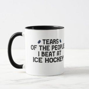 Tränen der Leute, die ich beim Eishockeyschläger-F Tasse