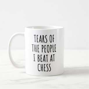 Tränen der Leute, die ich im Schach besiege Kaffeetasse