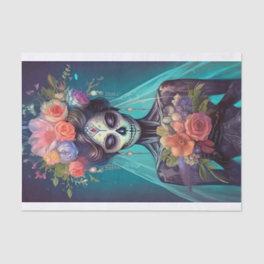 Tränen der vergessenen, leuchtenden gotischen Brau Seidenpapier (Vorderseite)