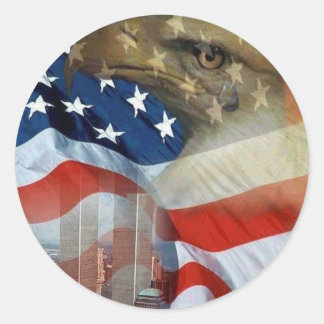 Tränen des Adlers Runder Aufkleber