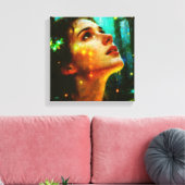 Tränen des Lichts Leinwanddruck (Insitu (Wohnzimmer))