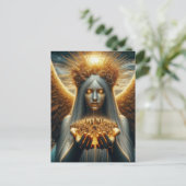 Tränen für die Stadt der Engel Postkarte (Stehend Vorderseite)