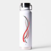 Tränen in Schweiß Trinkflasche (Rückseite)