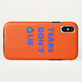 Tränen lügen nicht Case-Mate iPhone hülle (Rückseite (Horizontal))